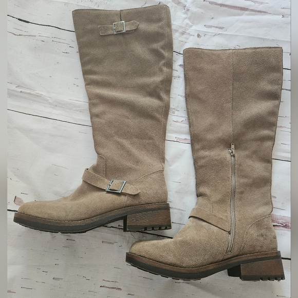 Kensie Women's Dalinda Tan High Buckle Boots Size 10 - Picture 7 of 10